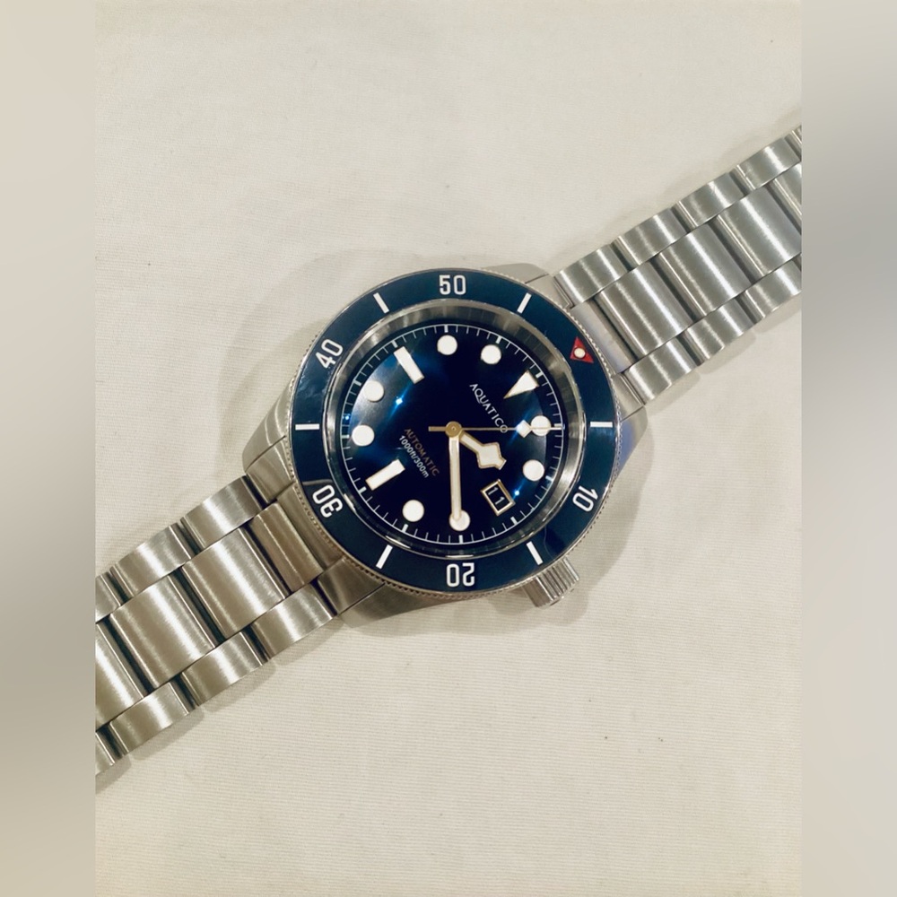 Aquatico Sea Star V2 Automatic 42mm Black Dial 300m Dive Watch - Picture 2 of 16